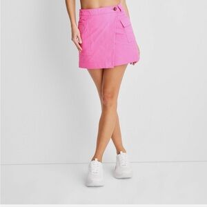 Future Collective Pink Wrap Skirt